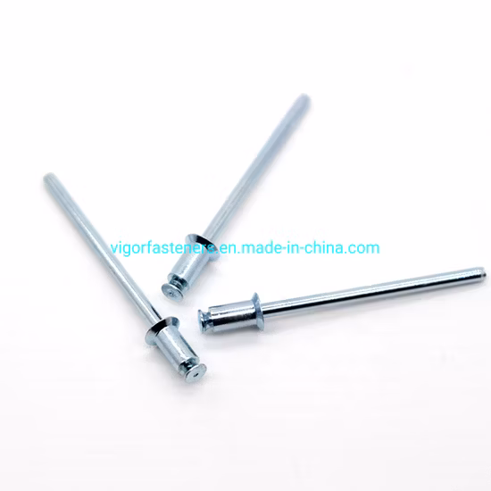 아연 도금 카운터싱크 헤드 블라인드 리벳 스틸 리벳 블라인드 팝 리벳 아연 도금 셀프 피어싱 리벳