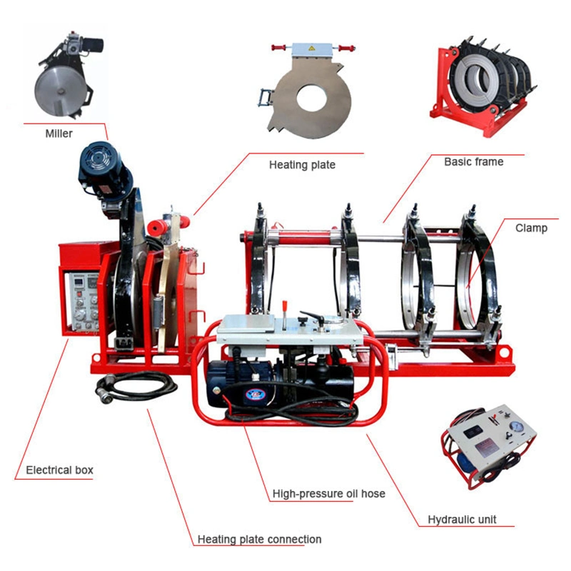 Butt Welder HDPE Pipe Jointing Machine HDPE Butt Welding Machine Hydraulic Fusion Machine Thermofusion Machine PE Poly Tube Fusion Machine Price