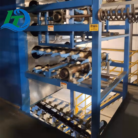 장갑 생산라인 통합을 위한 전문 해외 설치팀