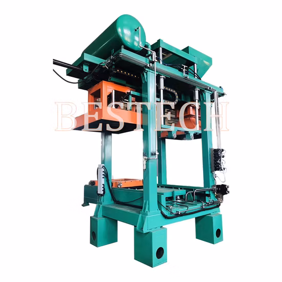 주조 콜드 박스 코어 슈터 자동 생산 라인 암모니아 가스 한번 불기 유형